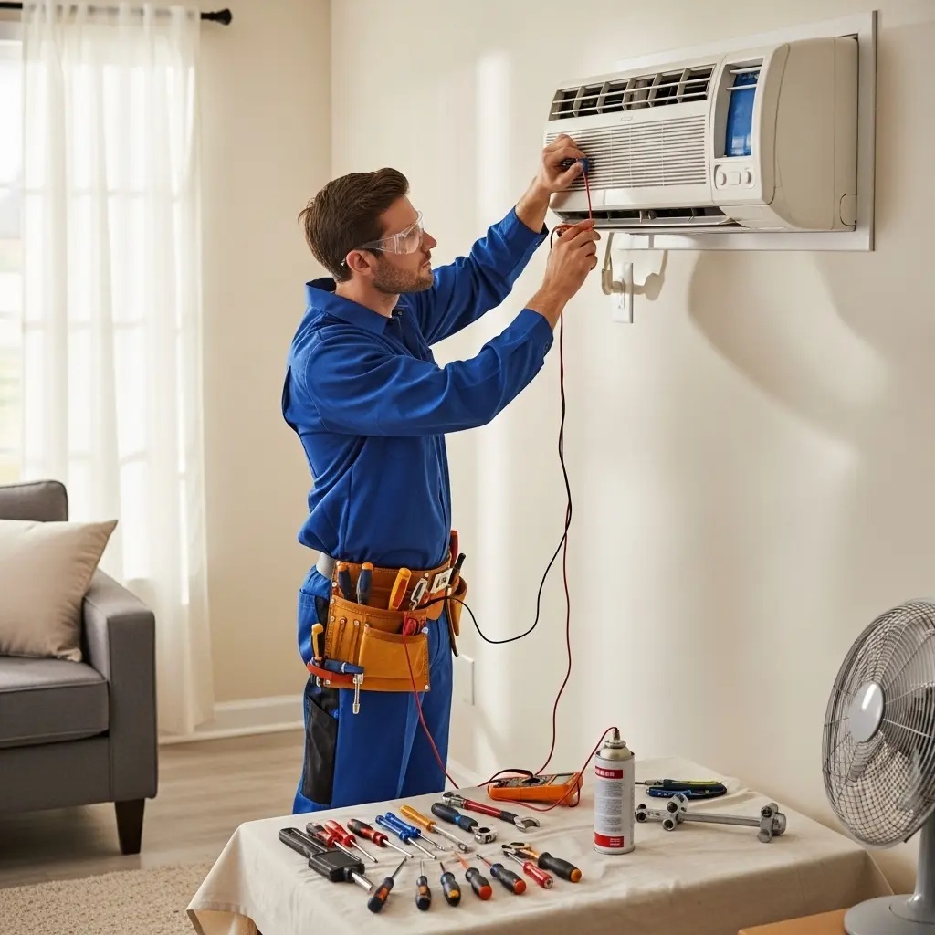 Kula Arçelik Arçelik klima gaz dolumu ve bakım – Enerji verimliliği artırıldı. - Teknik servis örneği